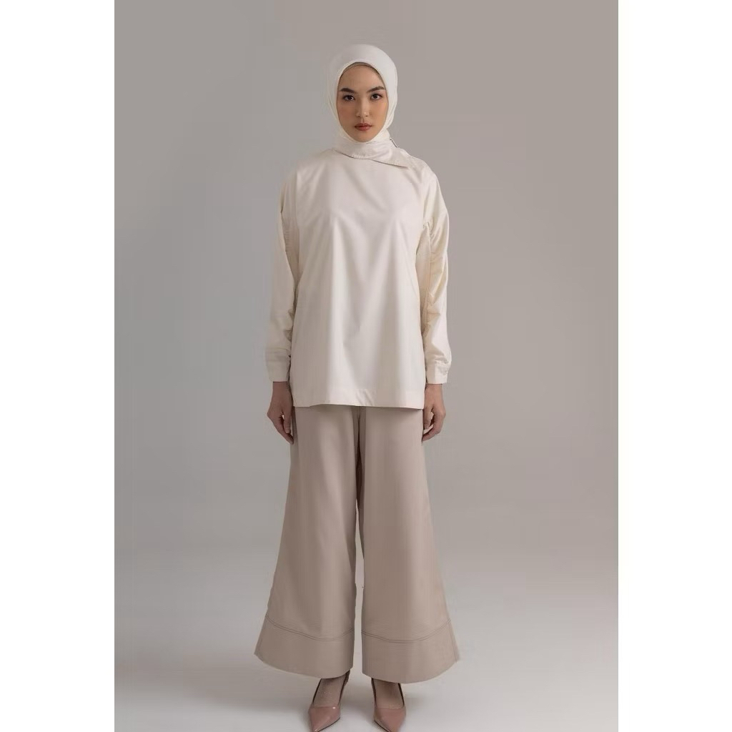 Ria Miranda Gia Shirt - Pearl S/M