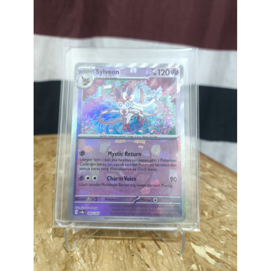Pokemon TCG Indonesia Sylveon Master Ball SV8A 068/187 Festival Terastal