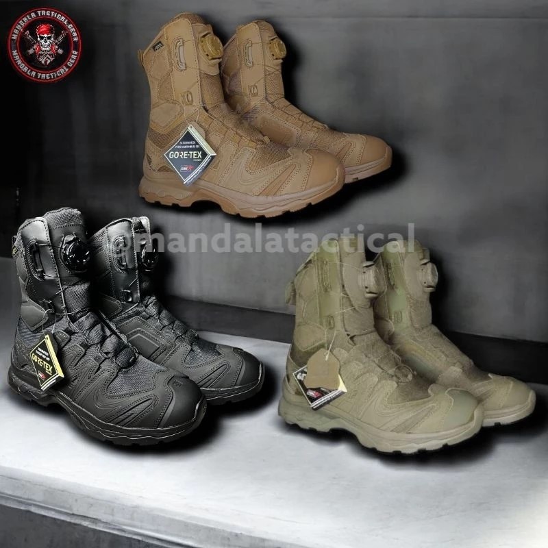 Sepatu salomon pdl taliputar 8inci / Pdl Tactical taliputar salomon 8inci