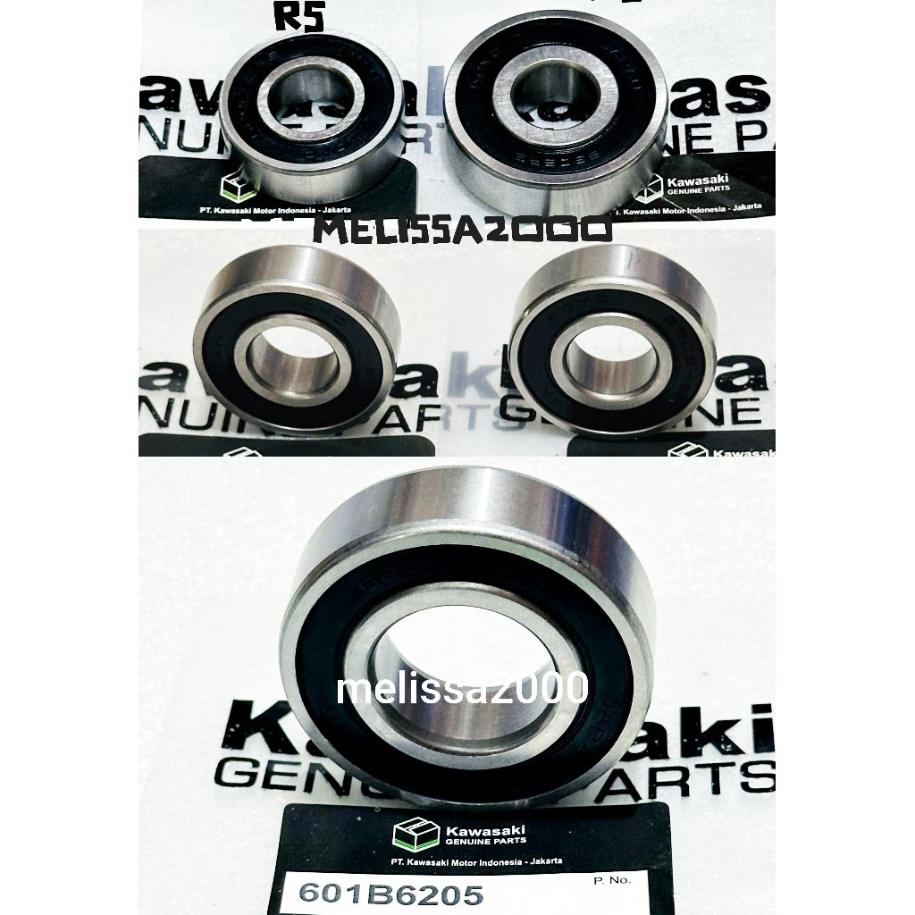 Bearing Roda depan+ Bearing roda Belakang+Bearing gear Set 5PCS 6201rs 6301rs 6202rs 6202rs 6205rs K
