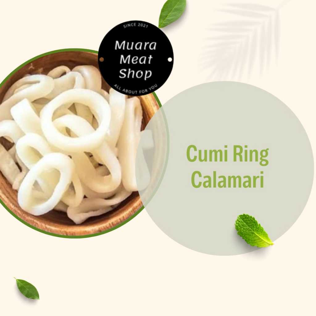 Cumi Ring Premium Impor Fresh Bergaransi 1kg || Cumi Ring Fresh Termurah 1kg Muara Meat Shop Bandung