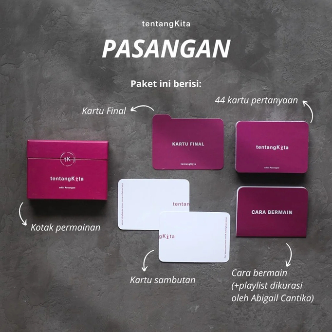 Tentang Kita Permainan Kartu Edisi Pasangan