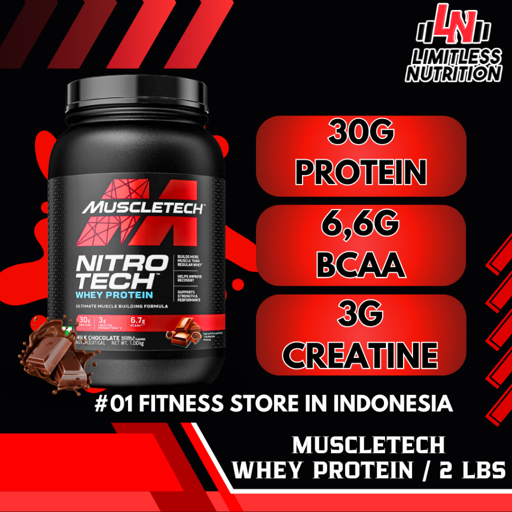 (PROMO) Muscletech Whey Protein Performance 2lbs - Whey Protein 2 lbs Susu Protein BPOM