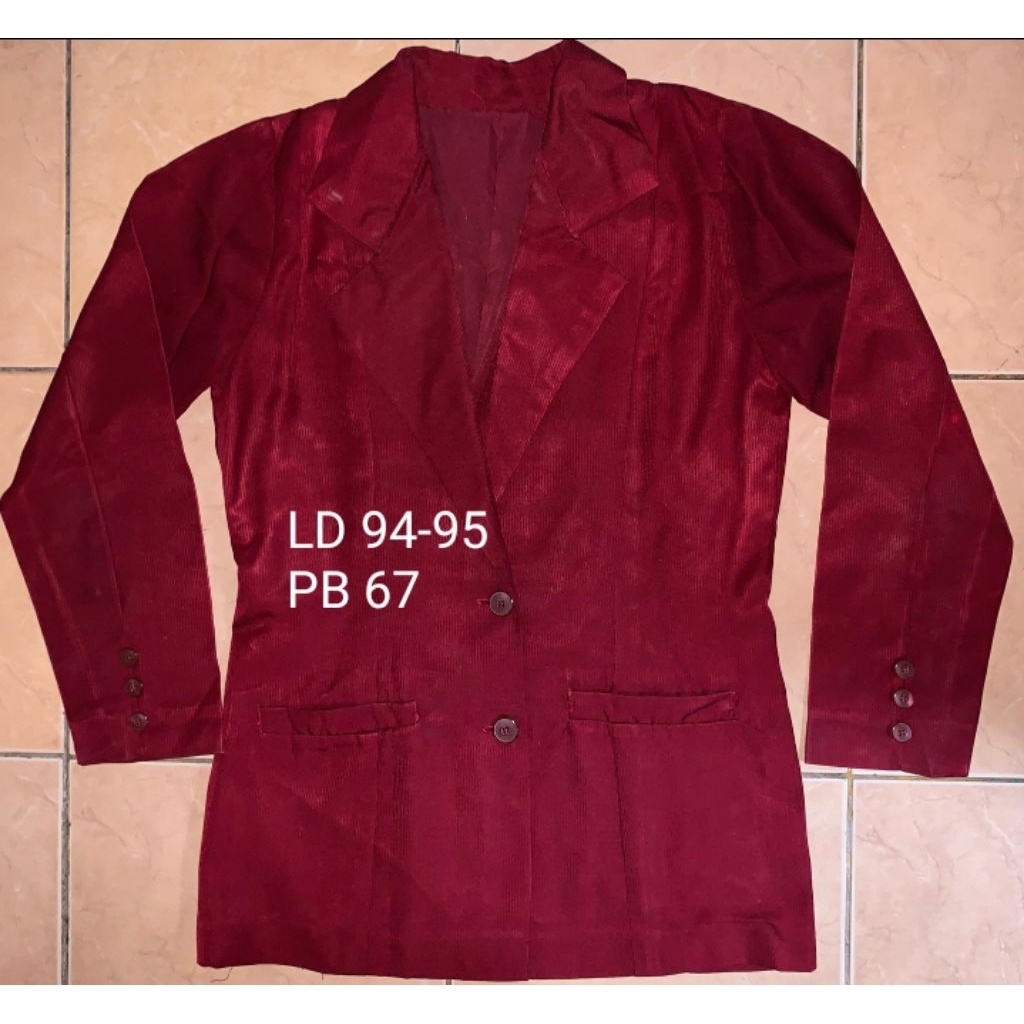 Jas blazer pria/wanita bonus kaos
