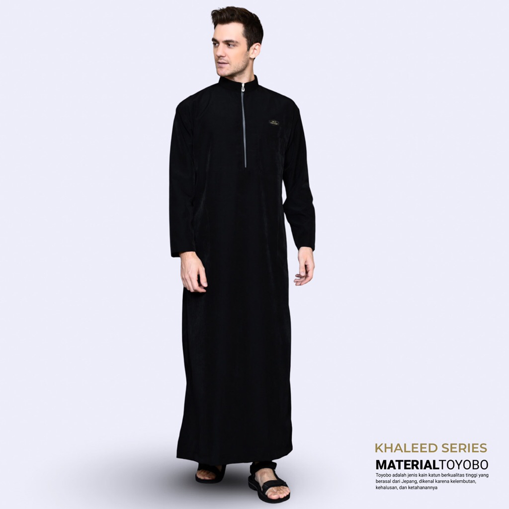 BEST DEALS Jubah Slimfit Hitam Toyobo Terlaris Gamis Putih Polos Pria Gamis Pria Khaleed Gamis Hitam