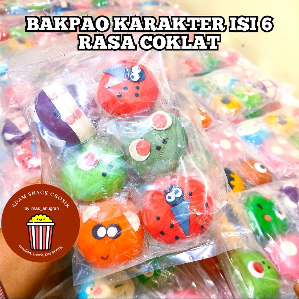 BAKPAO KARAKTER LUCU/PAO KARAKTER/MIPAO BAKPAO