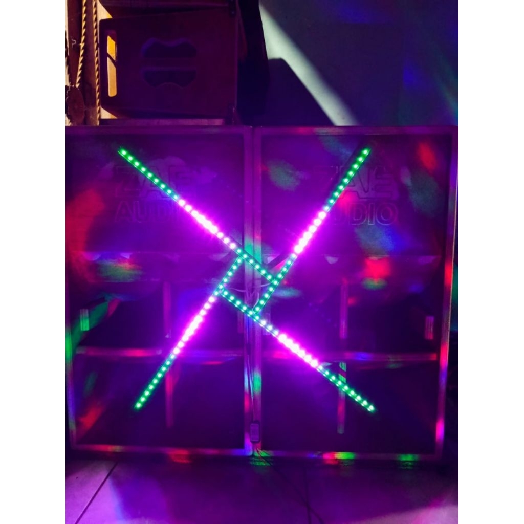 Lighting Led Wallwaser Sound Miniatur Mengikuti suara musik