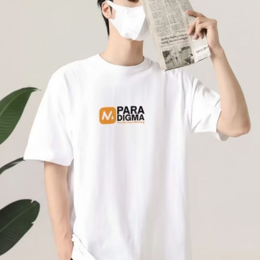 MAXY PARADIGMA T-SHIRT | Kaos Brand Edukasi Digital Marketing | Bahan Katun Premium