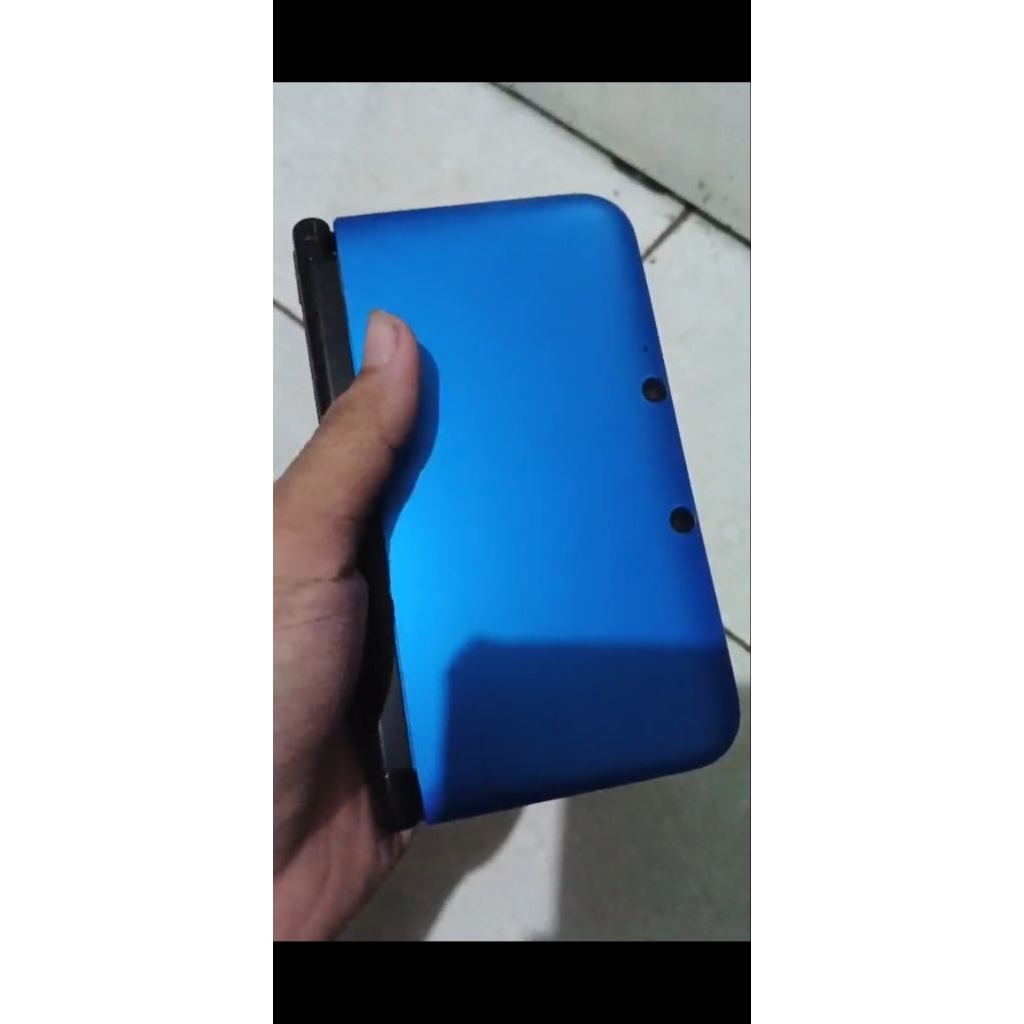 nintendo 3ds xl biru mulus cfw