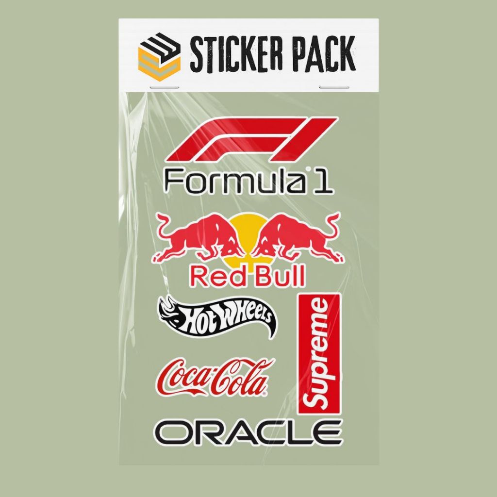 

Sticker Pack Keren – F1, Red Bull, Hot Wheels (WS1-11)