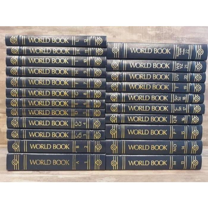 World Book Encyclopedia Koleksi Lengkap 22 Buku Import 1993 Kondisi Baik oleh World Book Inc