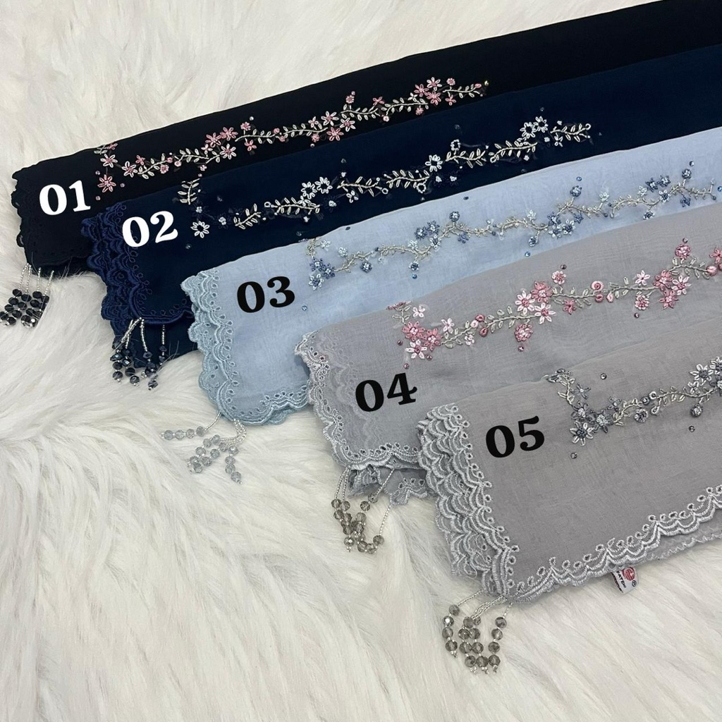 hijab japan paris premium ori alfatehi bordir