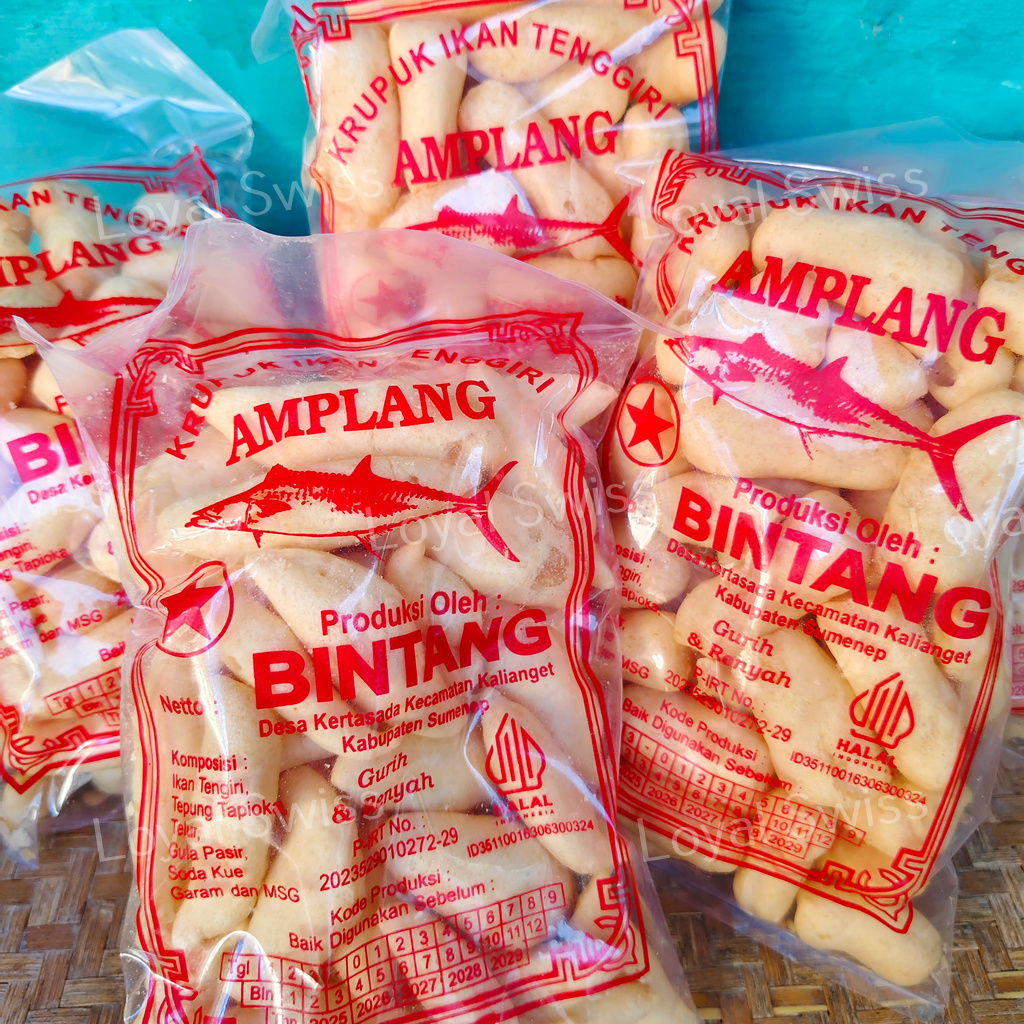Kerupuk Amplang Ikan Tenggiri Krupuk Amplang Ikan Tengiri Super Cemilan Madura Siap Makan