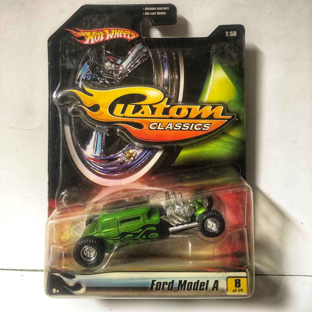 Hot Wheels Custom Classics Ford Model A Green 1/50
