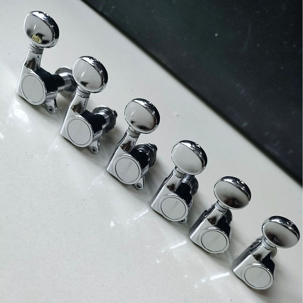 Dryer Gitar Ibanez Logo Original Chrome