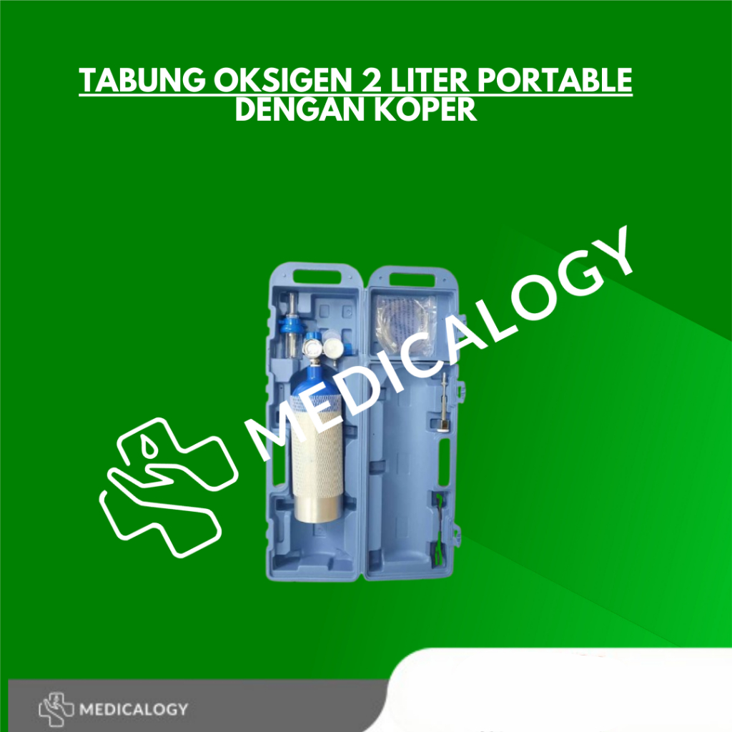 Tabung Oksigen 2 Liter Portable DENGAN KOPER