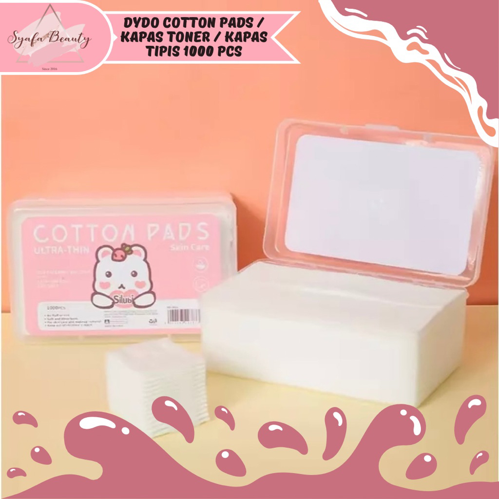 [DYDO] - Cotton Pads / Kapas Toner / Kapas Tipis 1000 pcs Free Box