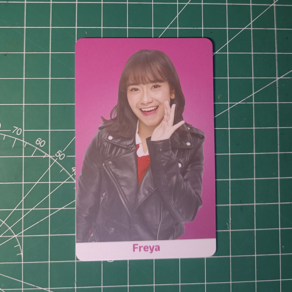 PC kuWOTA Telkomsel x JKT48 PVC Photocard Freya Greesel Gracia limited edition official