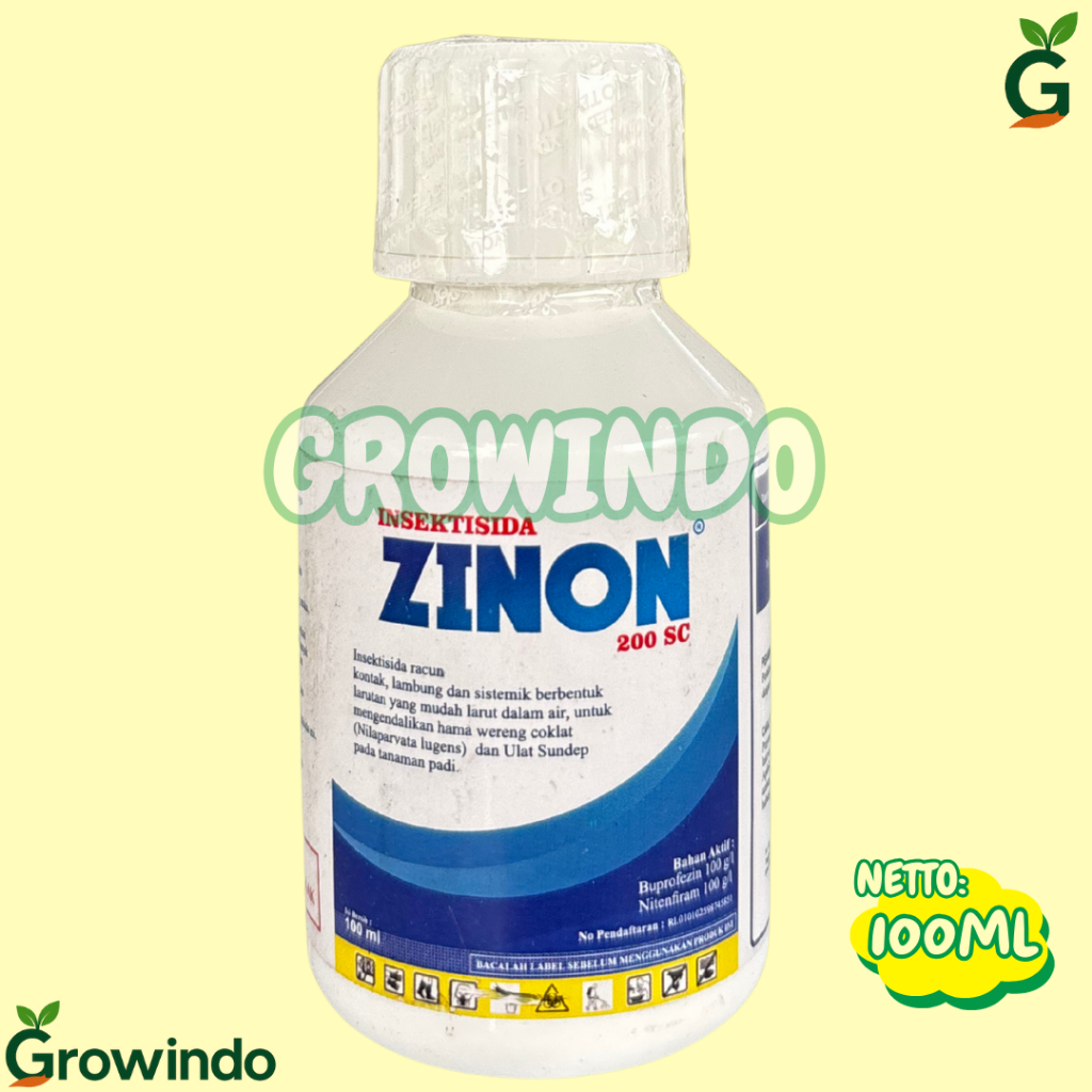 Insektisida ZINON 200SC 100ml Racun Kontak & Lambung Hama Keras