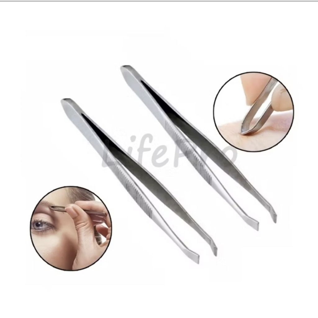 Pinset Uban Stainless Pencabut Uban Alis Bulu Ketiak Pinset Cabut Bulu