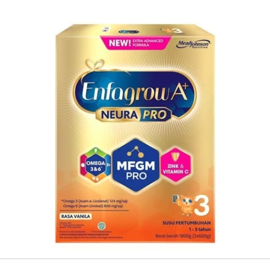 

ENFAGROW A+3 VANILA BOX 1800gr - Susu