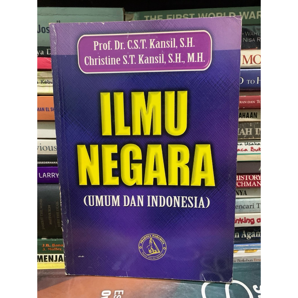 Ilmu negara umum dan indonesia by Prof kansil ORIGINAL