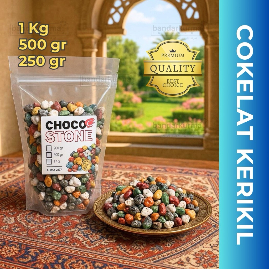 

Cokelat Kerikil Cokelat Batu Original | Oleh Oleh Haji dan Umroh - Bandar Kurma