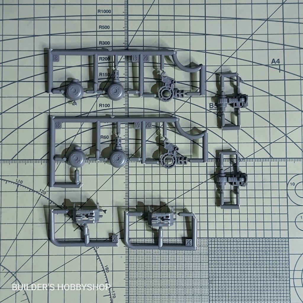 BANDAI MG 1/100 INNER FRAME(GRAY) GUNDAM BARBATOS ARMS 1 PASANG