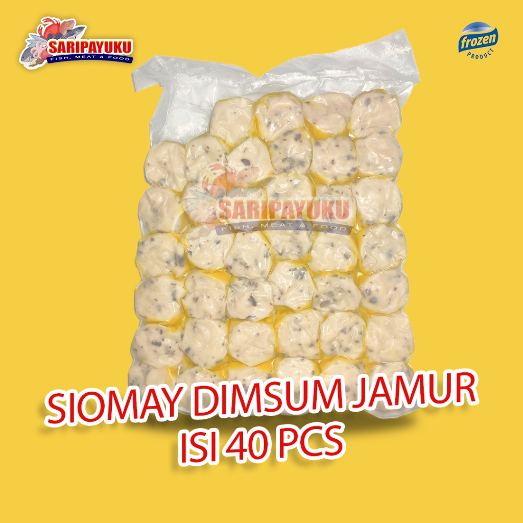 Dimsum Siomay Jamur Isi 40 PCS / Dimsum / Siomay / Camilan / Frozen Food / Surabaya