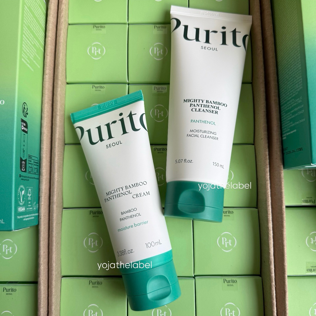 READY PURITO MIGHTY BAMBOO PANTHENOL CREAM PURITO MIGHTY BAMBOO PANTHENOL CLEANSER