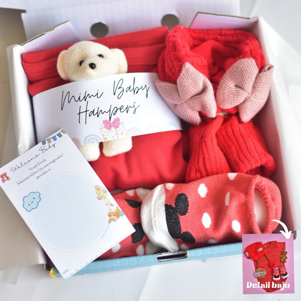 Mimibaby kado lahiran bayi perempuan | hampers bayi new born