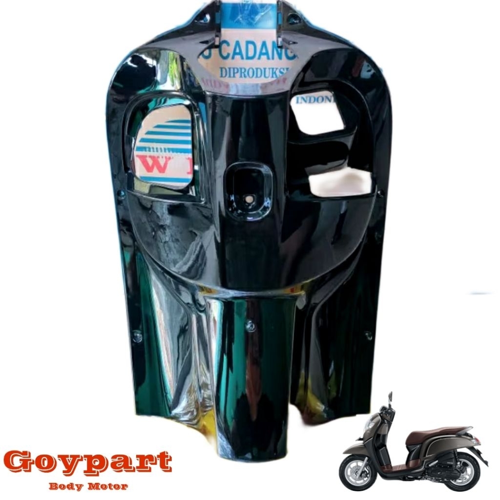 DEK KONTAK/DASBOARD MOTOR HONDA SCOOPY FI2017 2018 2019 HITAM