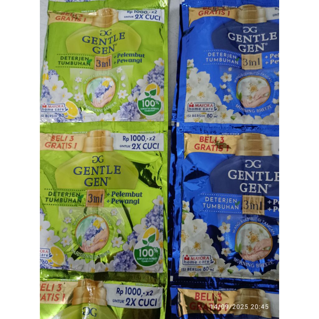 Gentle gen sachet