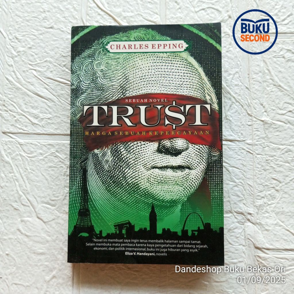 Trust by Charles Epping - Novel Original Bekas Preloved