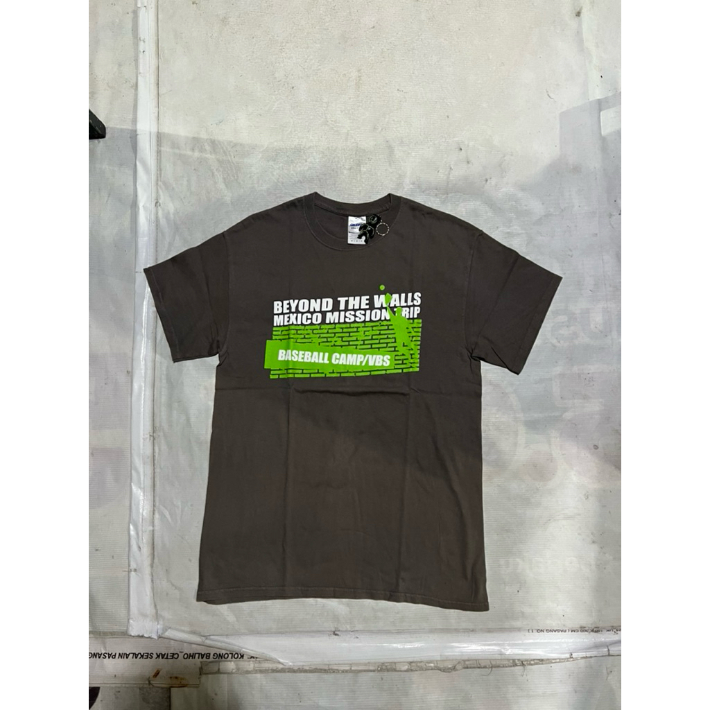 Kaos Vintage Baseball Gildan