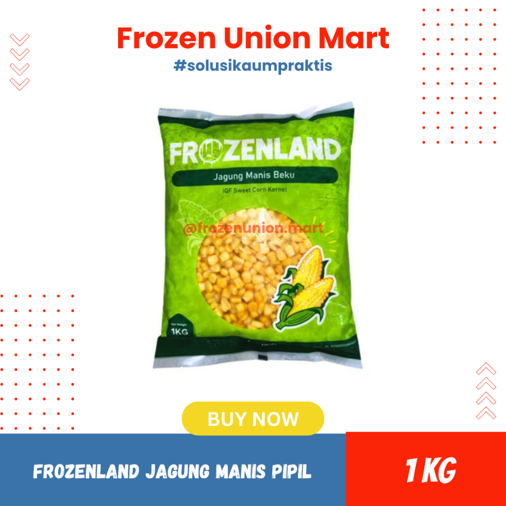 

Frozenland Jagung Pipil 1 KG | Jagung Manis pipil