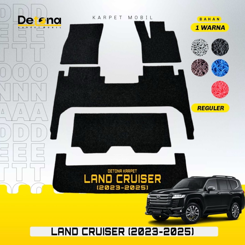 Karpet Mobil Mie Toyota LAND CRUISER 2023-2025 / Karpet Mie Mobil Toyota LAND CRUISER 2023-2025