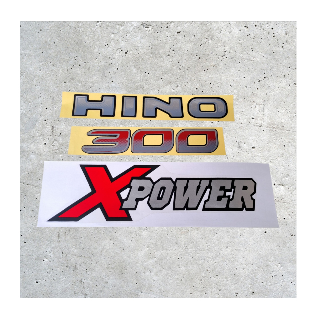 stiker hino 300 dutro xpower / stiker hino 300 xpower / sticker hino 300