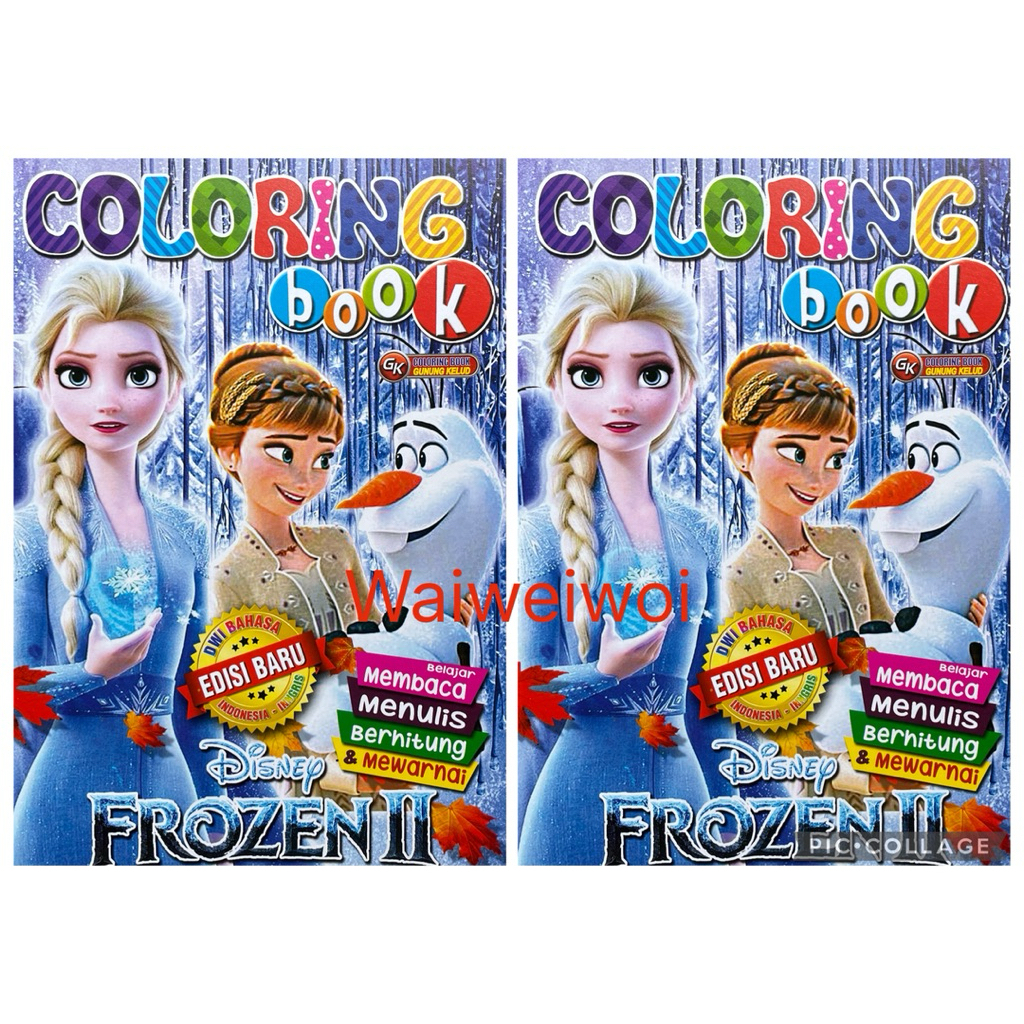 Buku Mewarnai Frozen jumbo