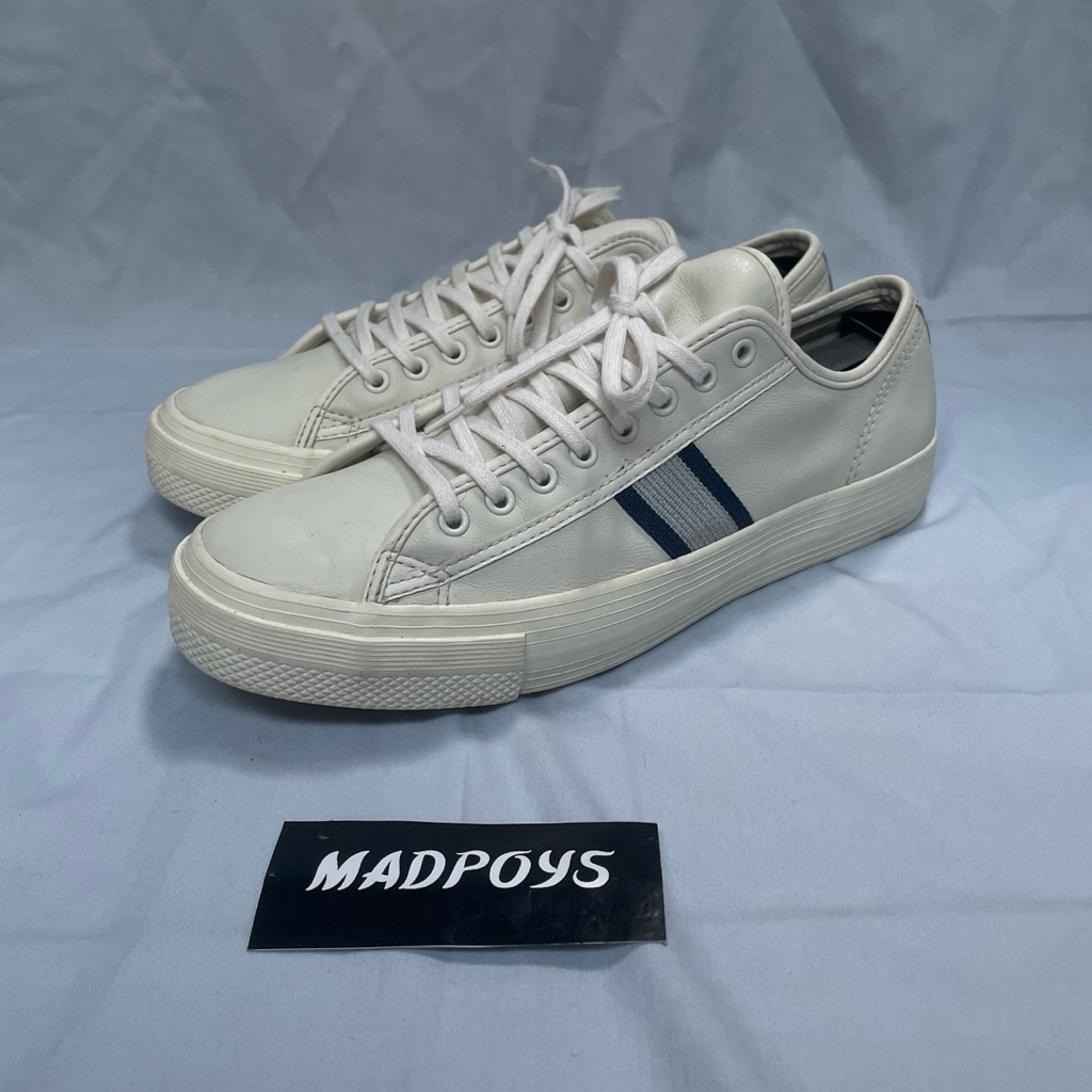 Converse Case Study x Player Leather Low 'Navy Egret' Size 42.5/9/27.5