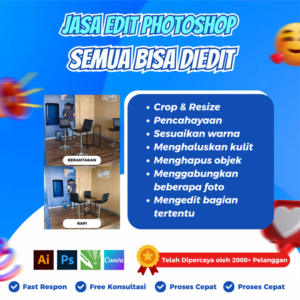 Jasa Edit Photoshop – Semua Jenis Edit Foto Profesional & Cepat