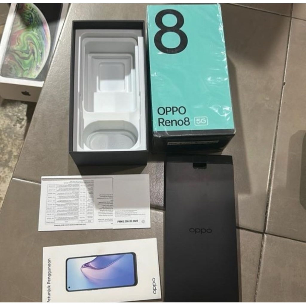 Dus Box Oppo Reno 8 5G ORI Copotan