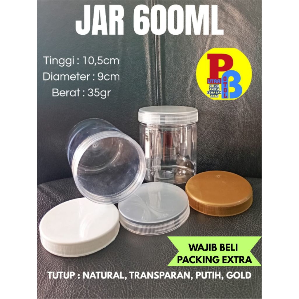 TOPLES 600ML / TOPLES TABUNG 600ML / TOPLES JAR 600ML