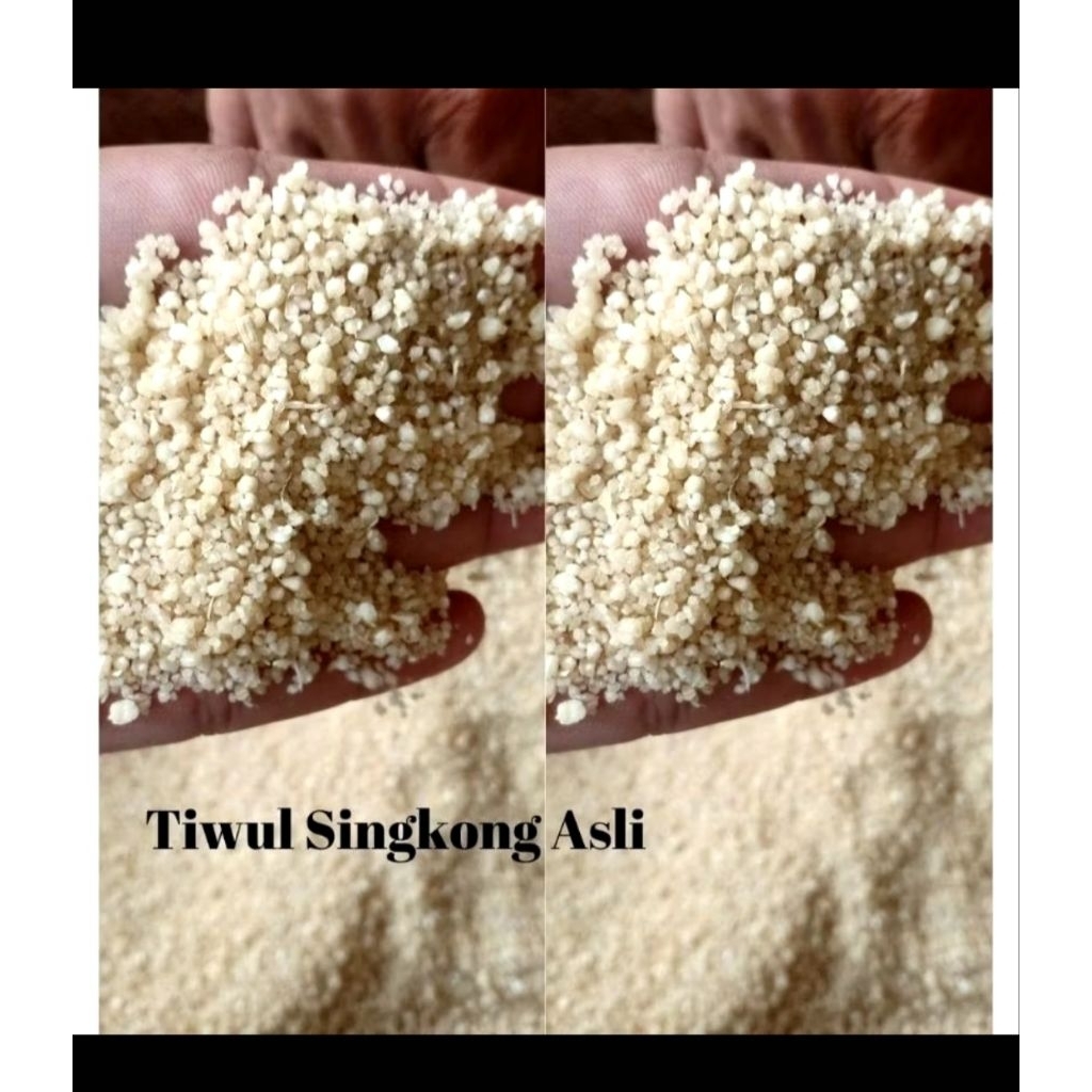 

(ASLI)tiwul instan khas TRENGGALEK warna putih