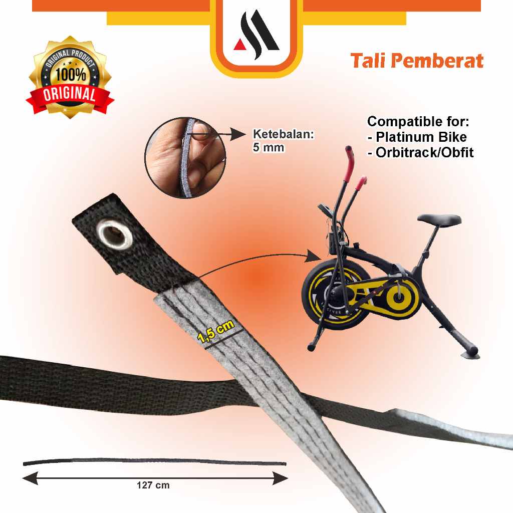 Sparepart Tali Beban Pemberat Sepeda Statis Platinum Bike | Sparepart Sepeda Statis