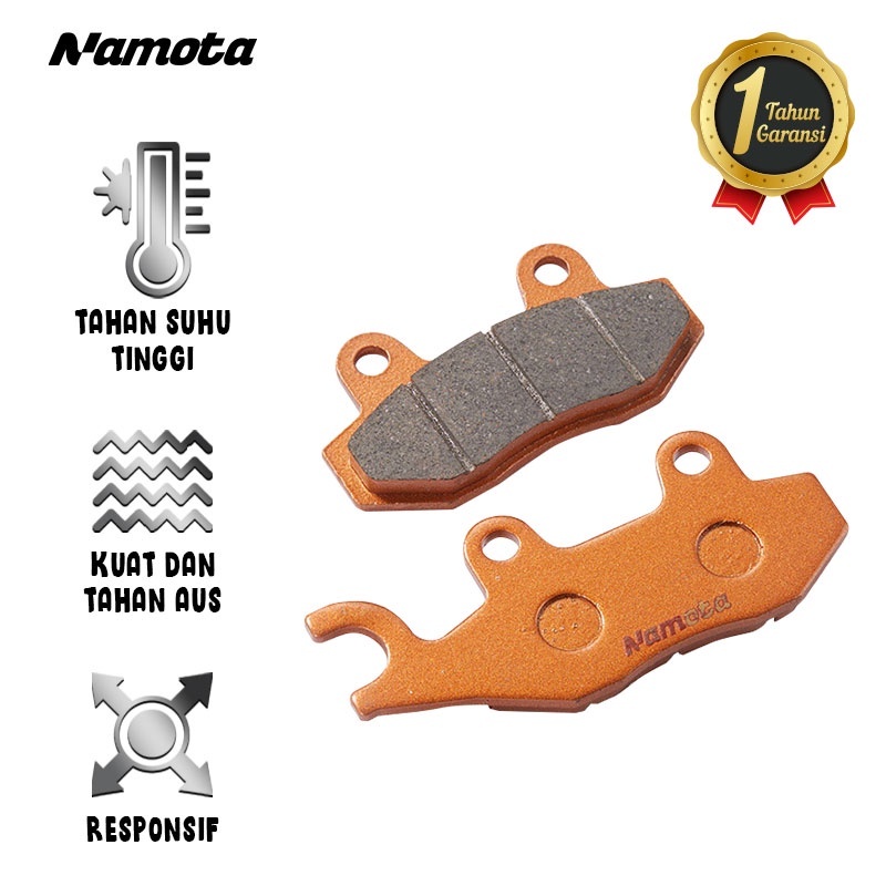 ROBOT X NAMOTA Bantalan Rem Sepeda Motor Motorcycle Brake Pads Orange NM-B04