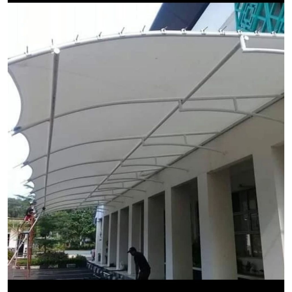 Ahli pasang atap kanopi membran bergaransii dan berkualitas