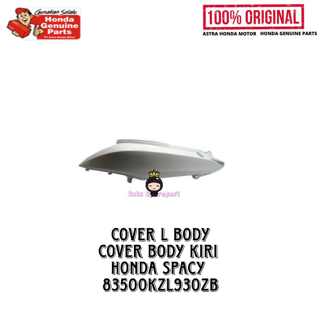 Cover L Body (Cover Body Kiri) Spacy Original - 83600KZL930ZB - Cover L Body Spacy - Cover Body Kiri