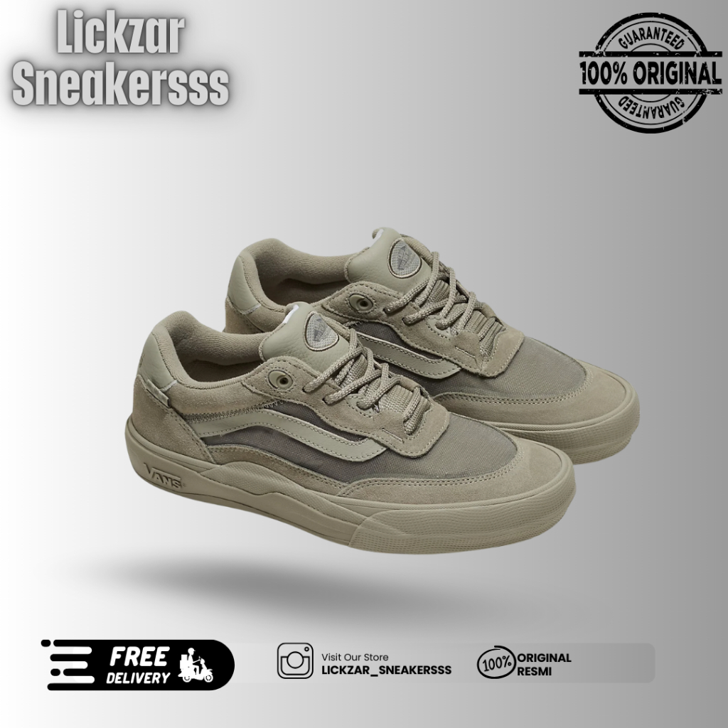 Sepatu Vans Skate Wayvee Mono Fog Original Resmi