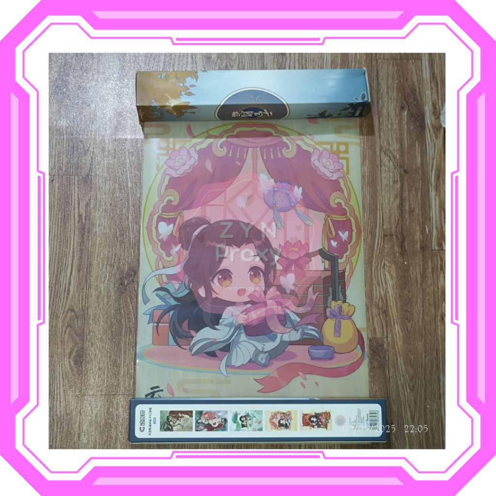 READY STOCK BL DANMEI TGCF [Biligoods] Blind box PVC Poster Xielian Birthday